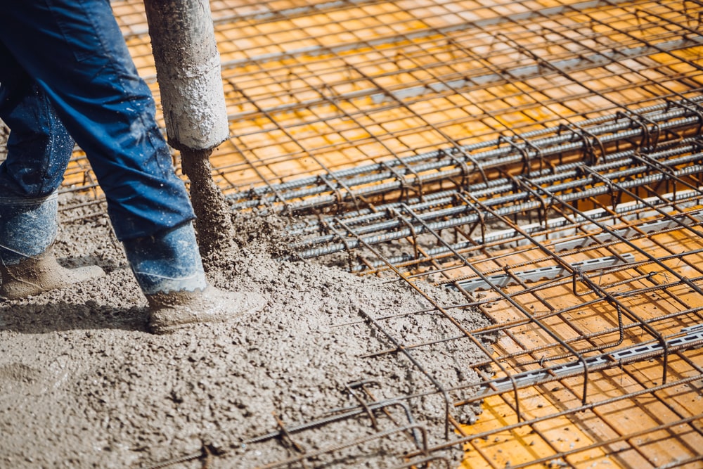 opération du ferraillage dalle en béton